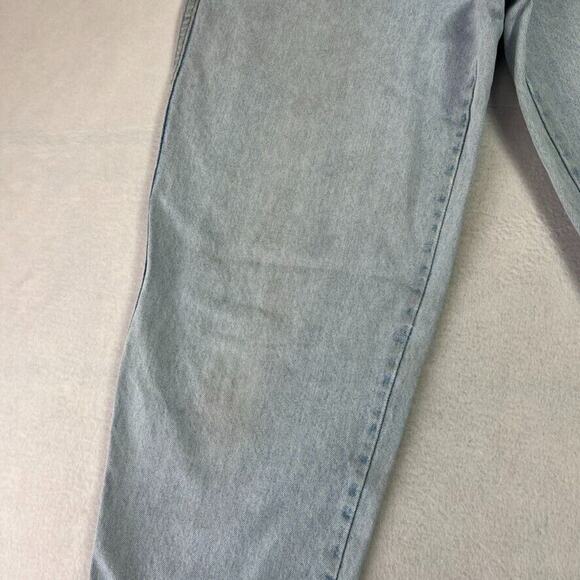 BILL BLASS Mom Jeans Womens 10 Light Wash High Rise 100% Cotton Retro 80s Vtg - Picture 13 of 13